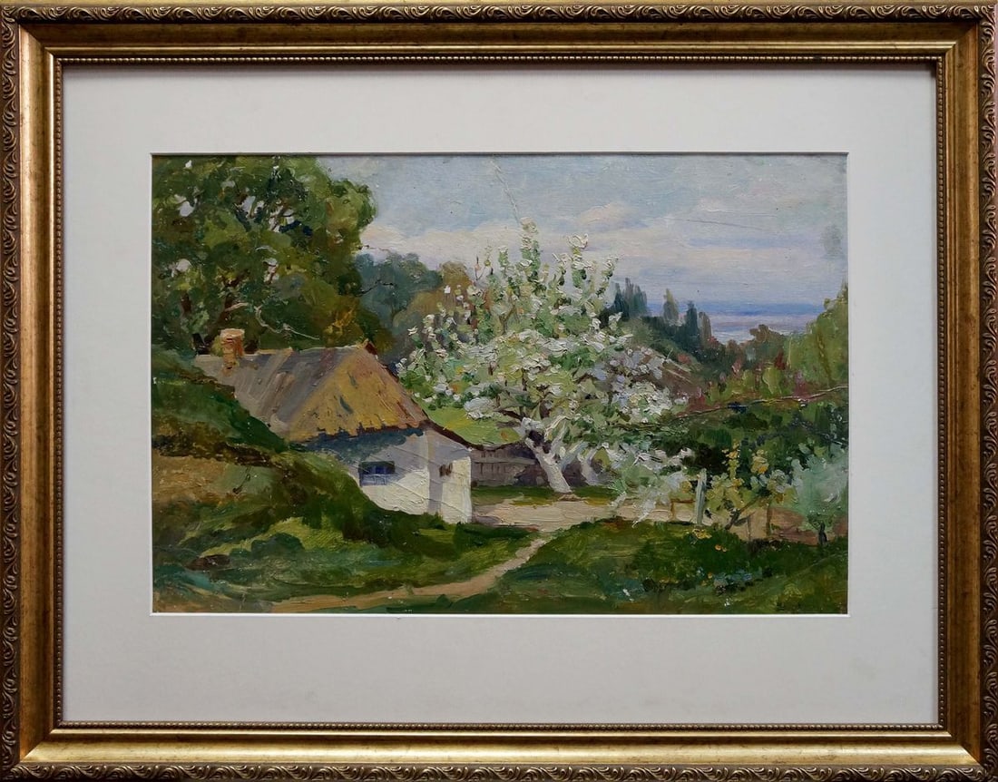 Oil painting In the village (1 of 8)