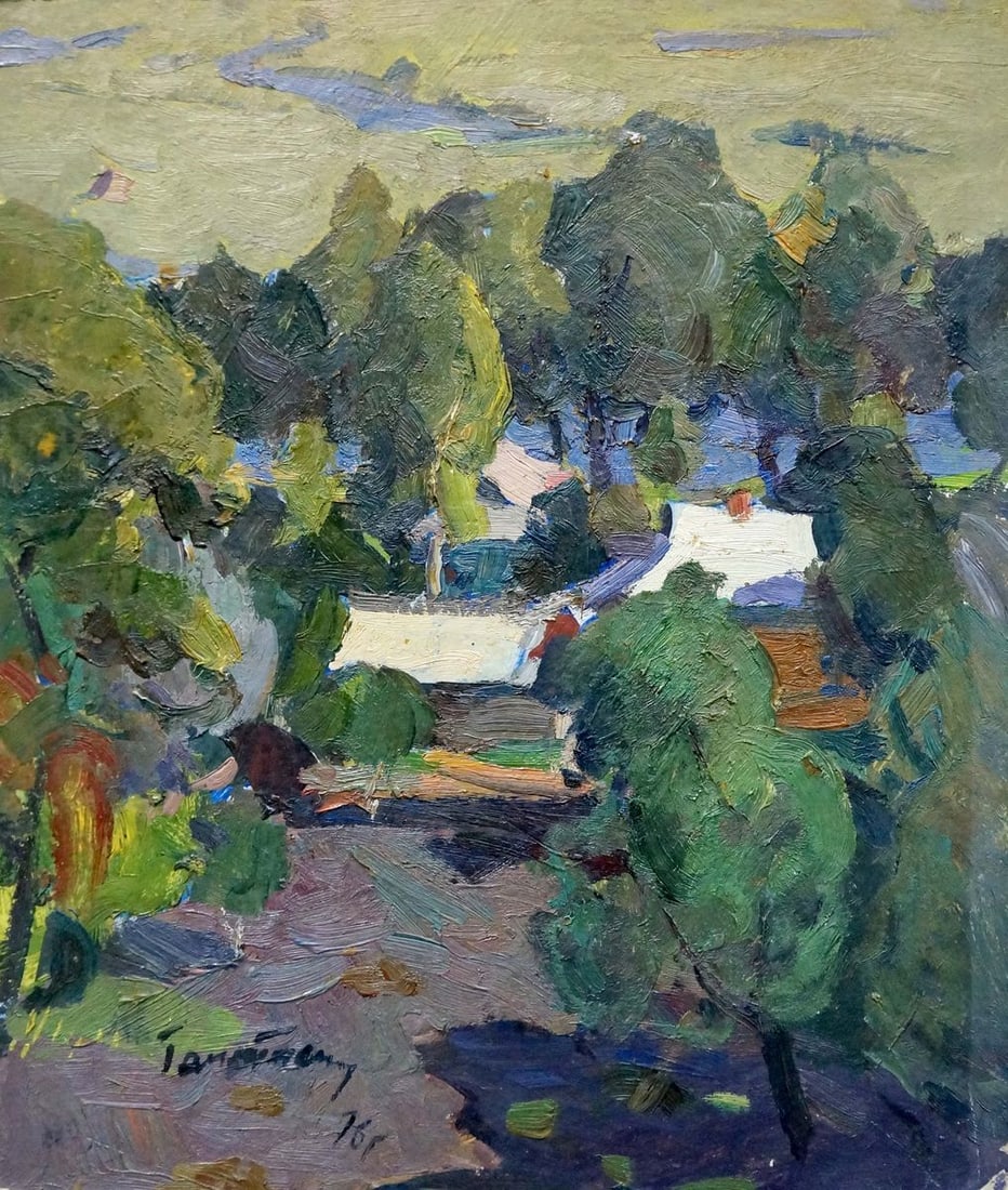 Oil painting Corner in the forest Gantman Moisey Faibovich (1 of 8)