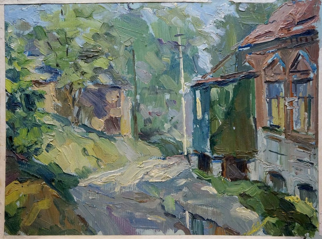 Oil painting Rustic beauty Gorobets Pavel Matveevich (1 of 8)