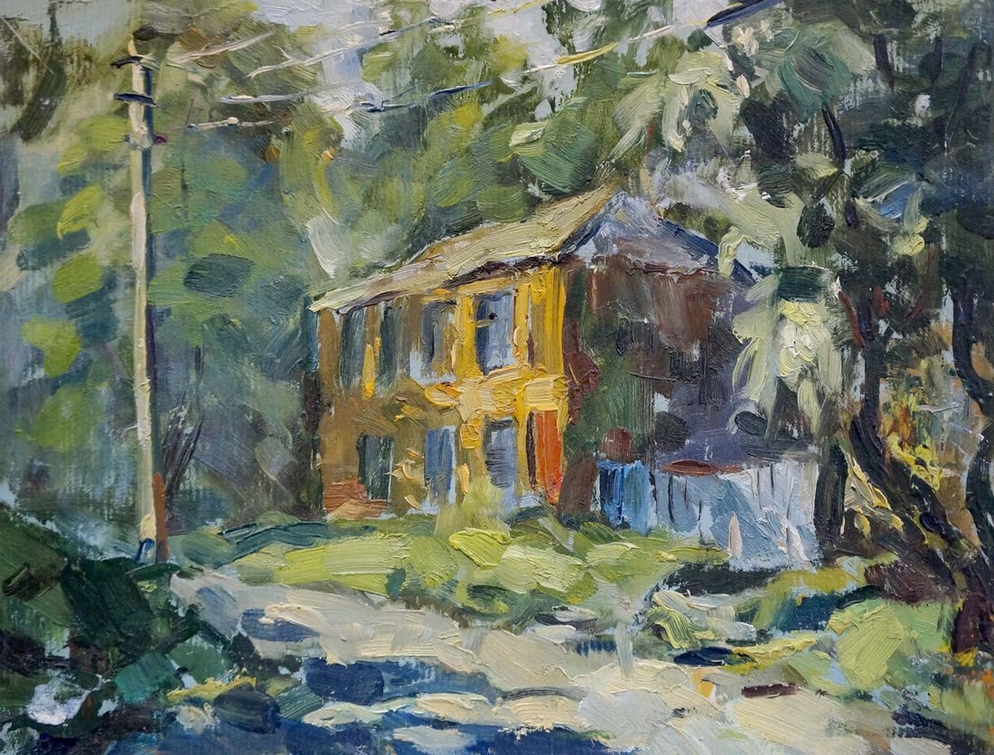 Oil painting School Gorobets Pavel Matveevich (1 of 8)