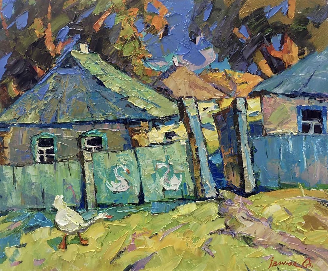 Oil painting Rustic comfort Kalenyuk Alex: Title: Oil painting Rustic comfort Kalenyuk Alex Description: NoKalen 354 *** ABOUT THIS PAINTING *** * TITLE: "Rustic comfort" * ARTISTS: Kalenyuk Alex * SIZE: 50x60 cm/'19.68x23.62 inches' * MEDIUM:
