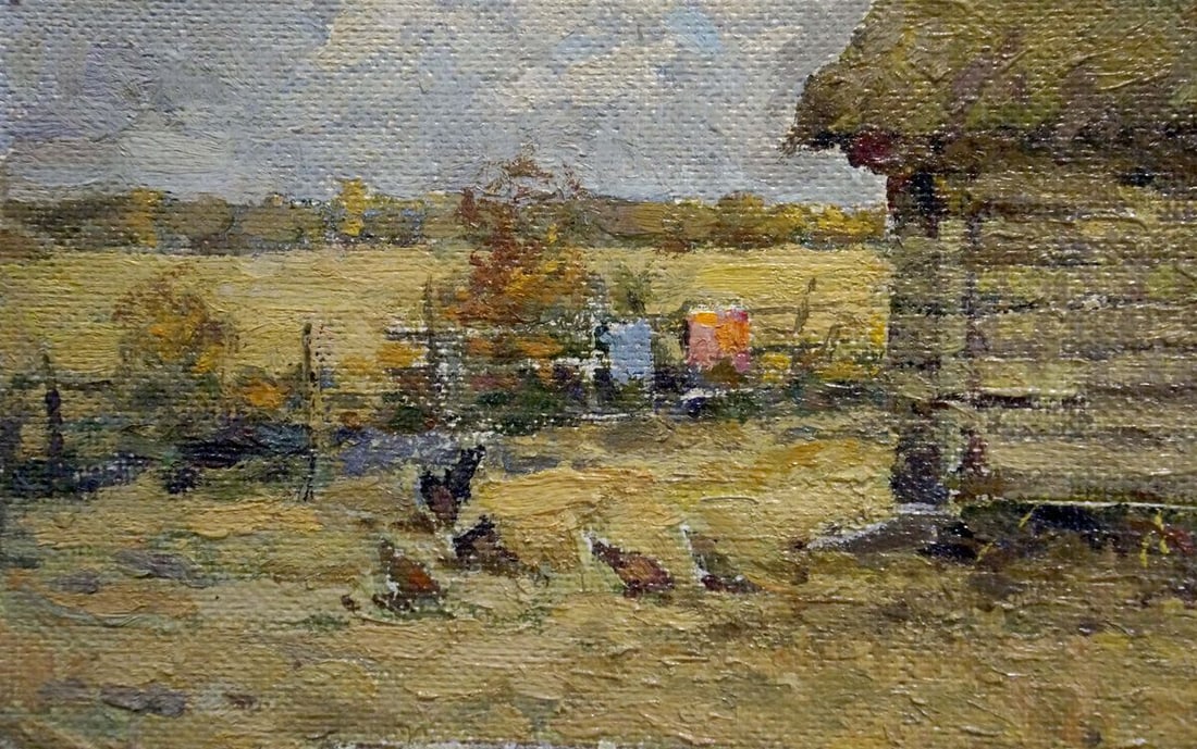 Oil painting Farm - 3