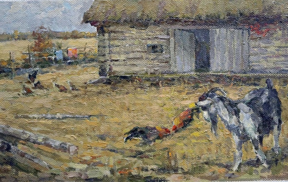 Oil painting Farm - 4