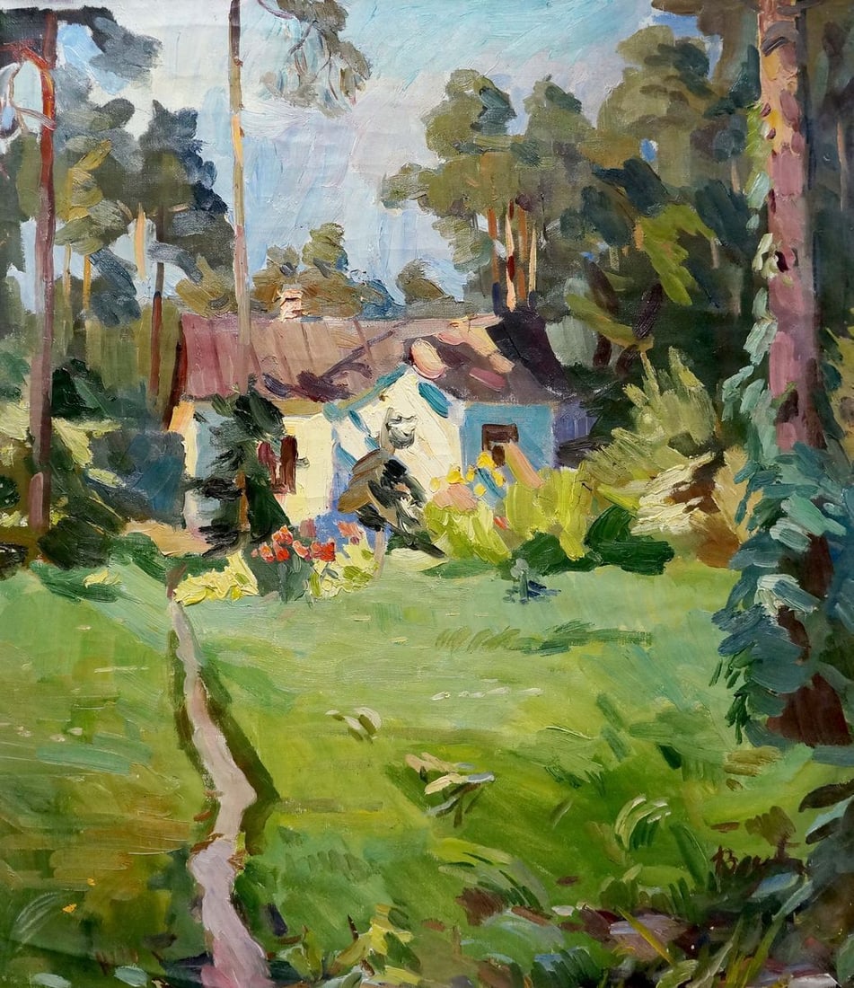 Oil painting House in the woods (1 of 8)