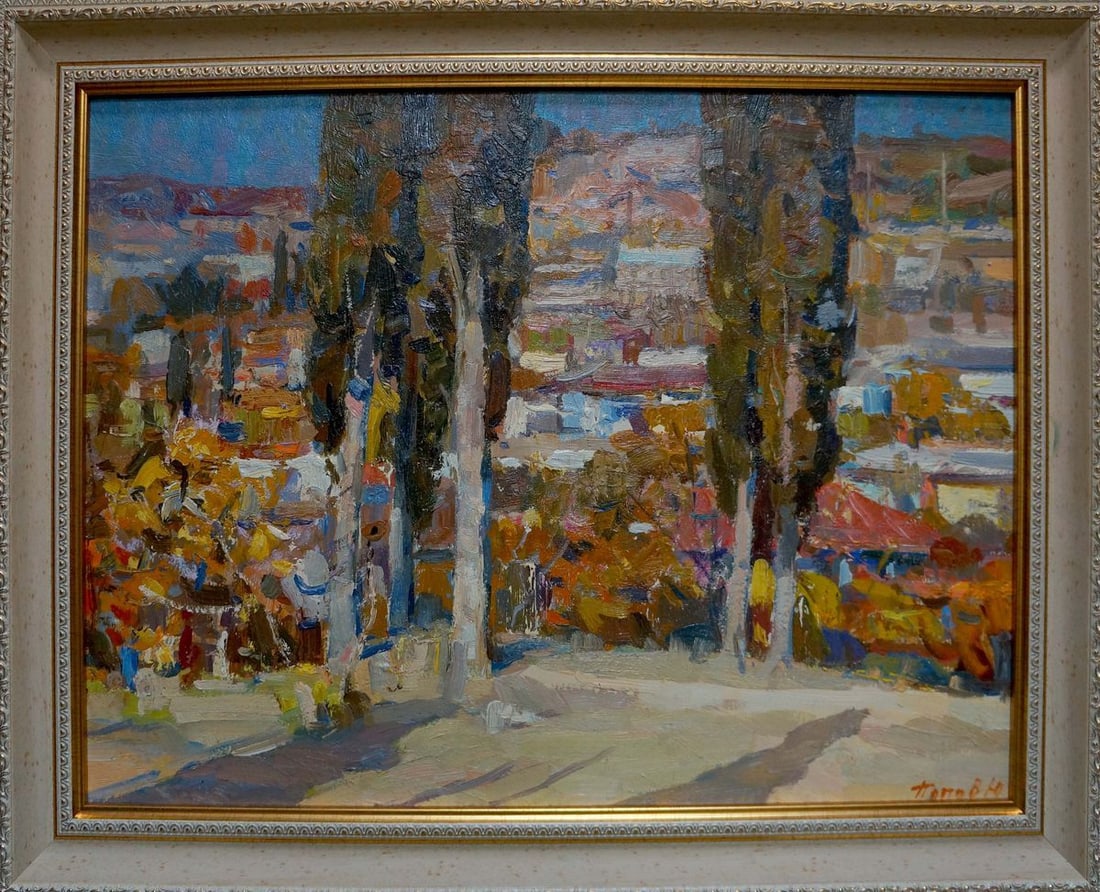 Oil painting Warm day Yuri Popov (1 of 10)