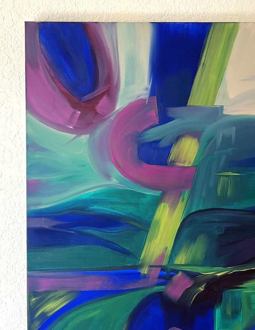 Grace Absi Abstract 1 Oil Painting on Canvas 2019 - 2