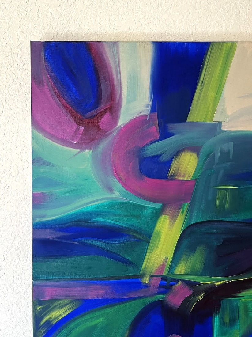 Grace Absi Abstract 1 Oil Painting on Canvas 2019 - 3