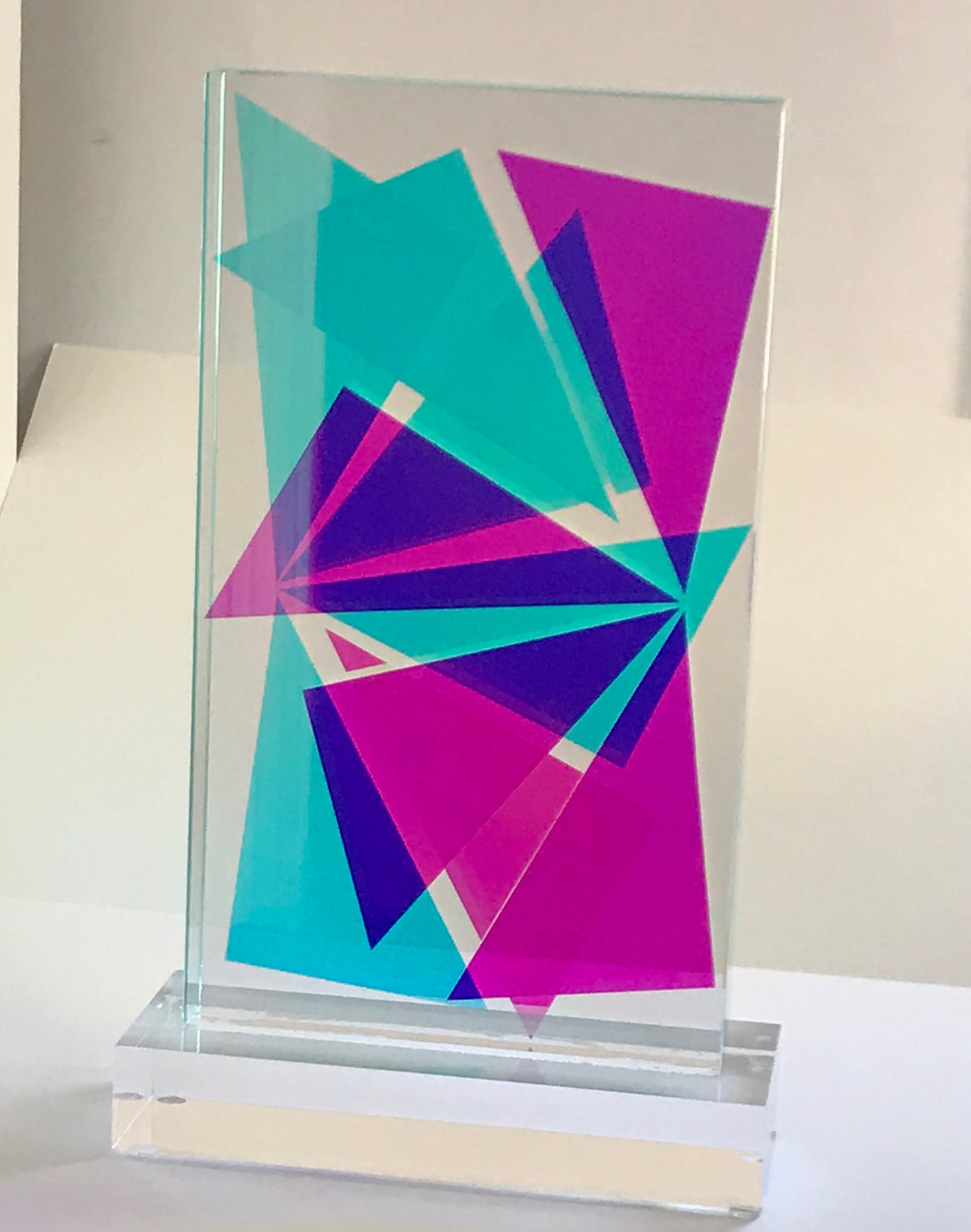 Lucite Acrylic sculpture Gracy composition 9 by Grace Absi - 2