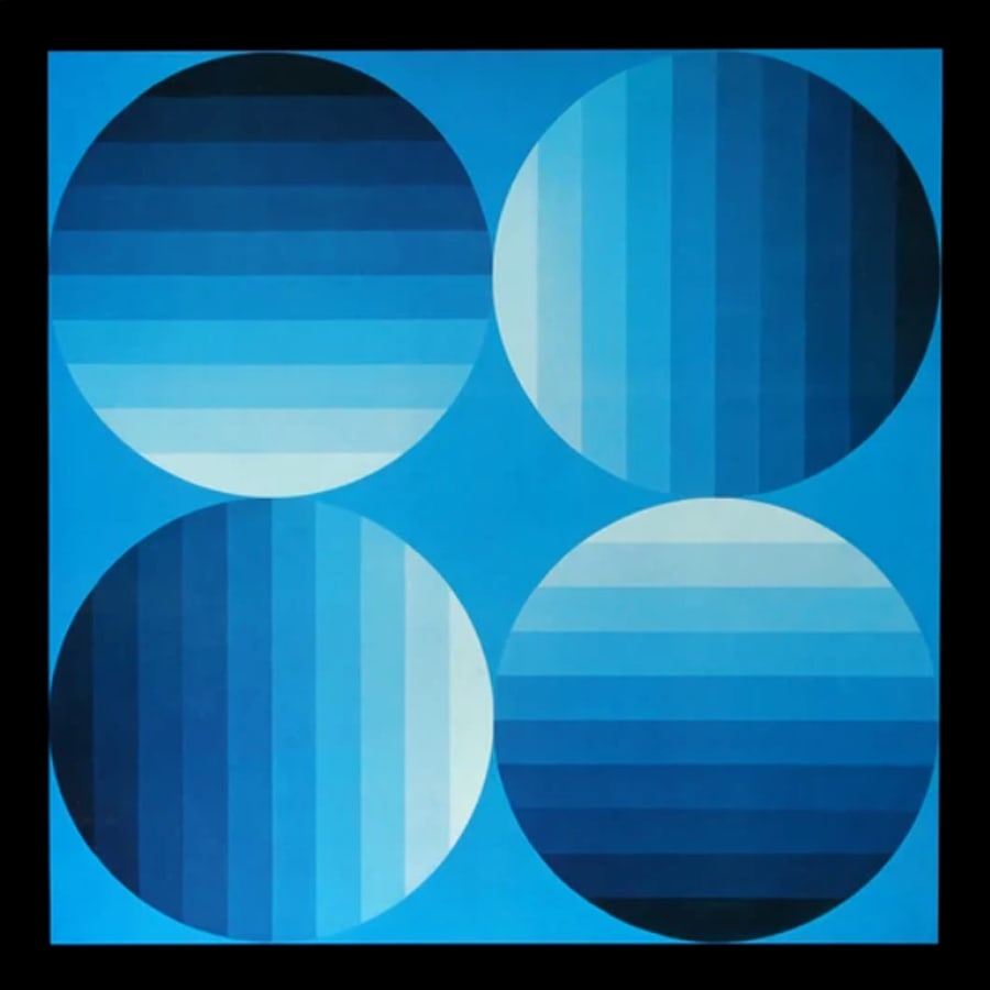 Victor Vasarely Progression 2-8 Optic Art: Title: Victor Vasarely Progression 2-8 Optic Art Artist: Vasarely Description: Artist: Victor Vasarely Country: Hungary / France Title: Progression 2-8 Medium: Colour gelatin print / offset on paper,