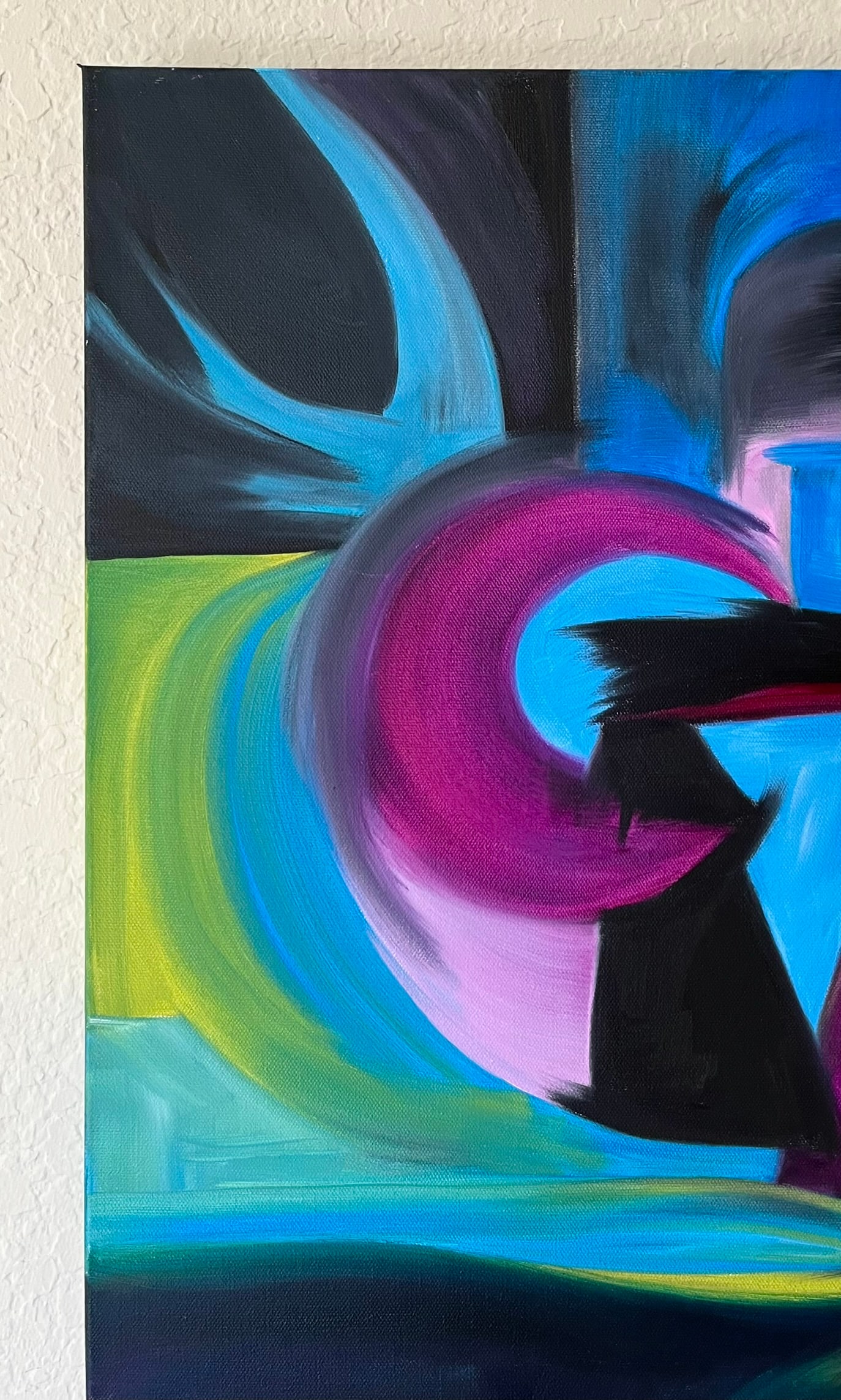 Grace Absi Abstract 5 Oil Painting on canvas 2019 - 2