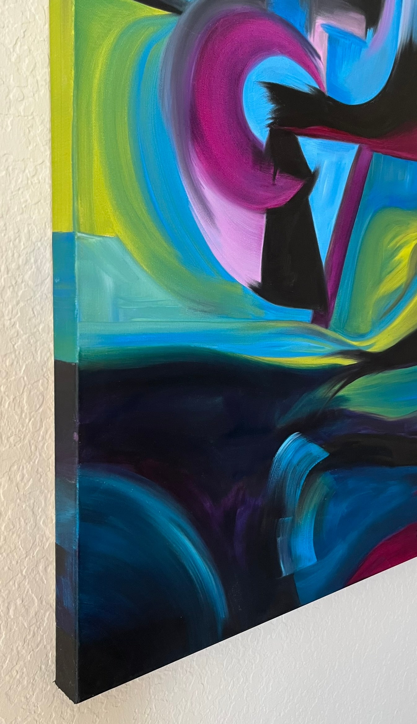 Grace Absi Abstract 5 Oil Painting on canvas 2019 - 3