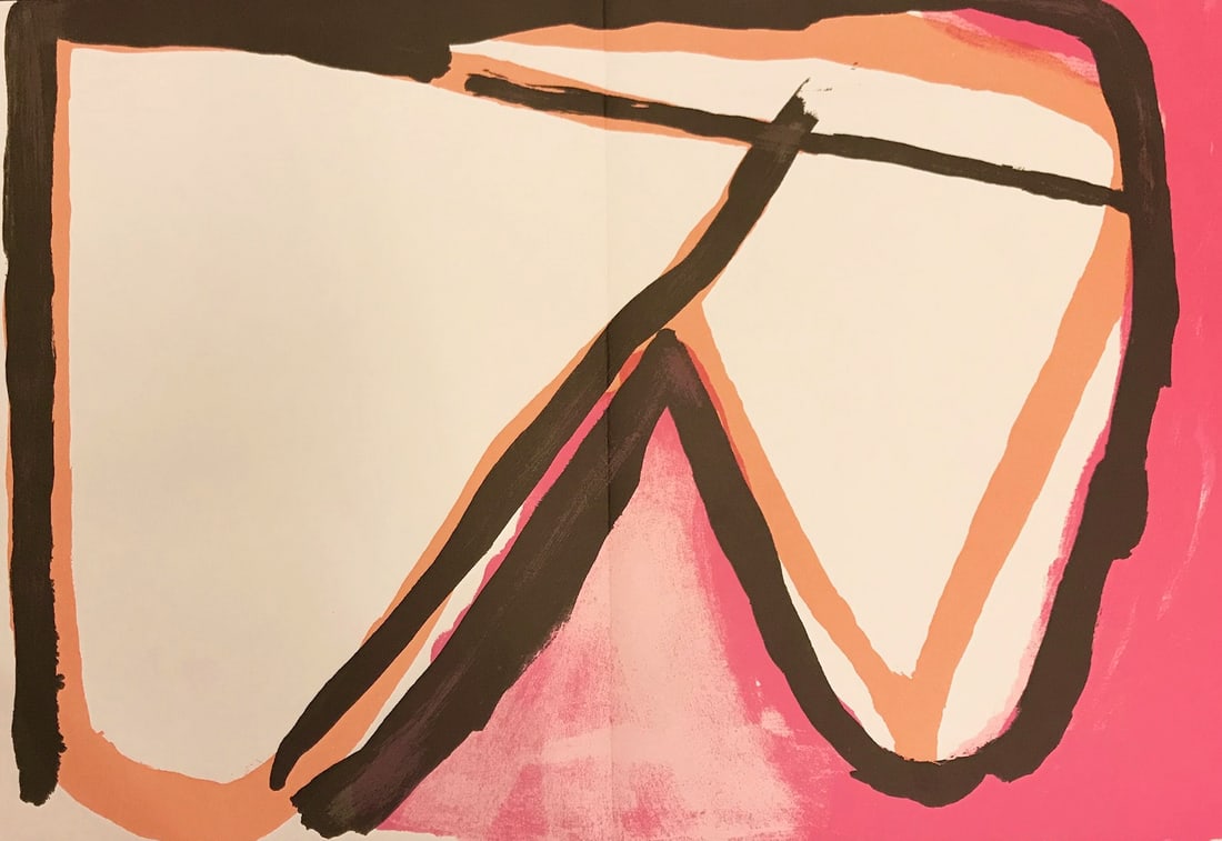 Van Velde Original Lithograph DM03240d 1980: Title: Van Velde Original Lithograph DM03240d 1980 Artist: Van Velde Description: Artist: Bram Van Velde Country: Netherlands Title: Untitled - DM03240d Medium: Original Lithograph Marks: Not