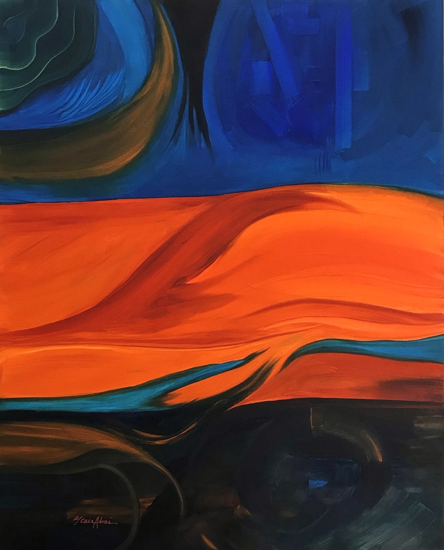 Grace Absi Abstract 2 Oil Painting on canvas 2019: Title: Grace Absi Abstract 2 Oil Painting on canvas 2019 Artist: Grace Absi, Grace Absi Contemporary, Grace Absi Original Artworks Description: Title: Abstract 2 Artist:?Grace Absi Country: USA Medium