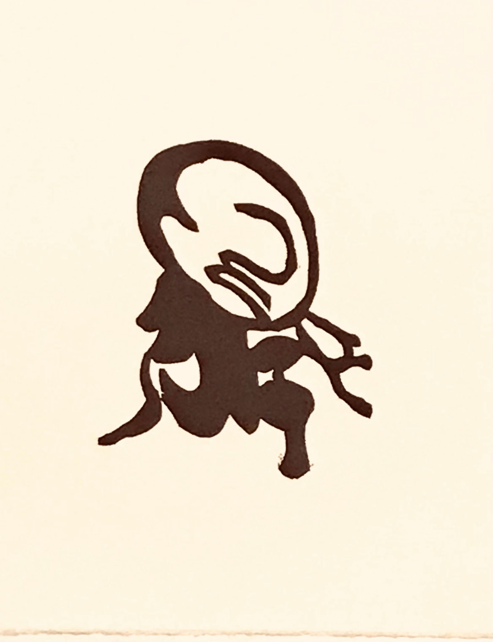 Jean Arp Woodcut untitled C7 Published 1982 (1 of 1)