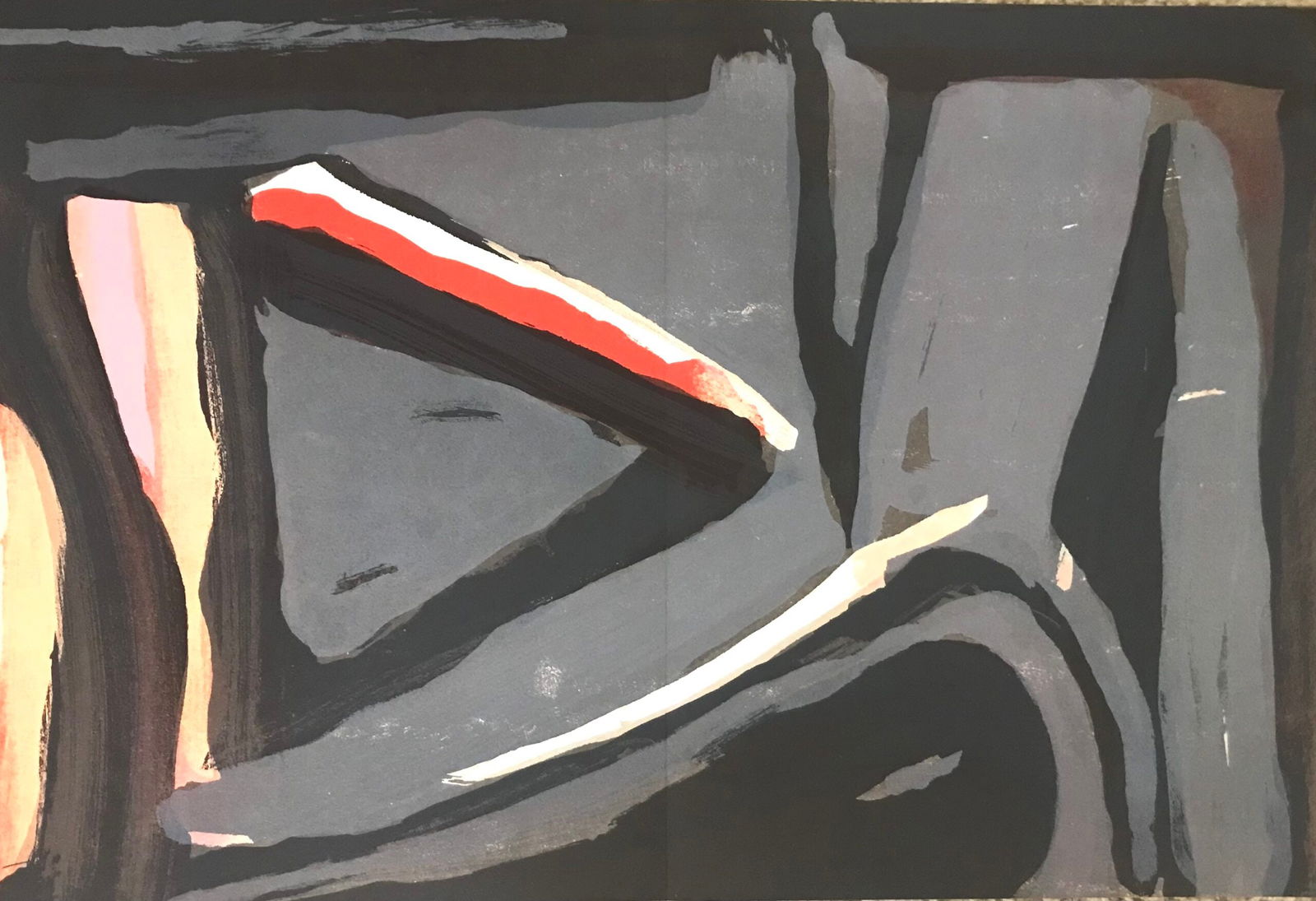 Van Velde Original Lithograph DM02240d 1980 - 2