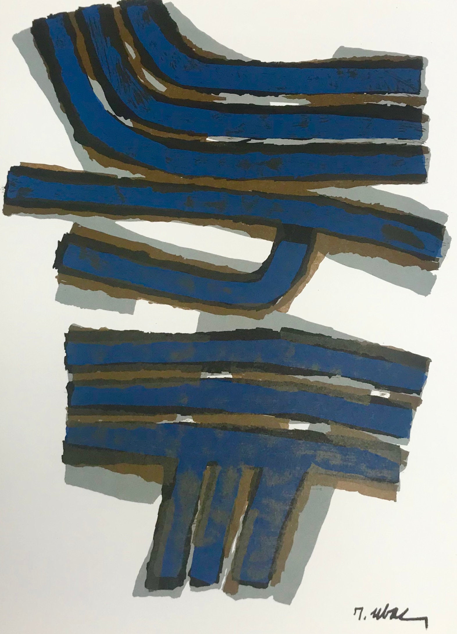 Ubac Original Lithograph Signed DM01155 Derriere le Miroir 1965 (1 of 1)