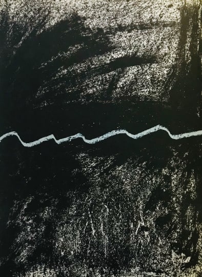 Tapies Original lithograph DM02175 Derriere le Miroir 1968 (1 of 1)