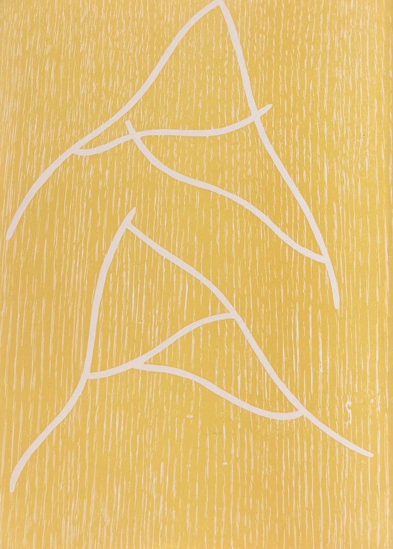 Jean Arp Original Wodcut On my way Frontispiece 1948: Title: Jean Arp Original Wodcut On my way Frontispiece 1948 Artist: Arp Description: Title: Frontispiece Artist: Jean Arp Country: France Medium: Original Woodcut Marks: Not signed, not numbered 