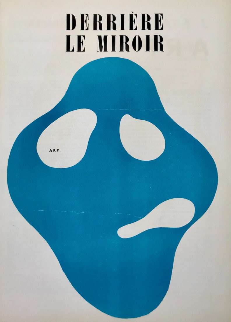 Jean Arp Original Woodcut DM0133 Derriere le Miroir 1950: Title: Jean Arp Original Woodcut DM0133 Derriere le Miroir 1950 Artist: Arp Description: Artist: Jean Arp Country: France Medium: Original Woodcut Marks: Not signed, not numbered Published: 1950 in Fr