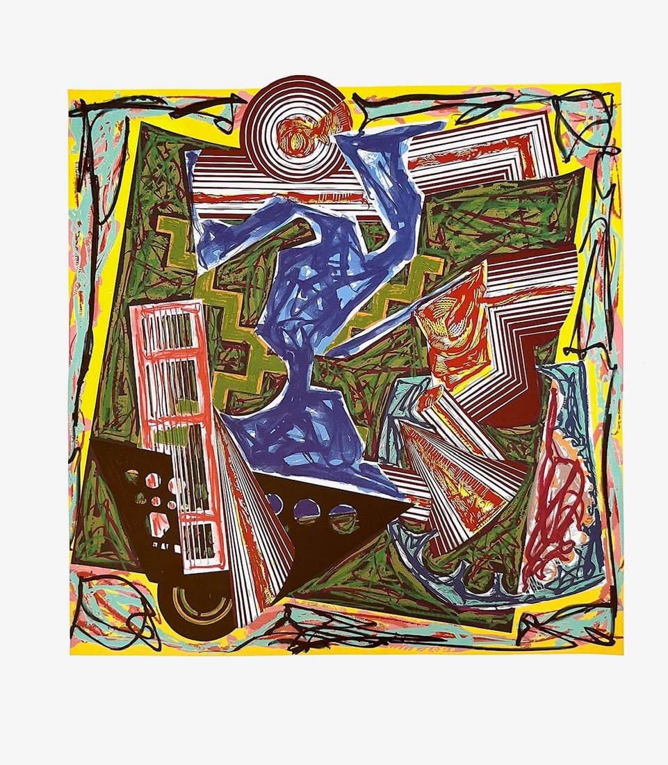 Frank Stella 6 Then water came and quenched the fire 1985 (1 of 1)