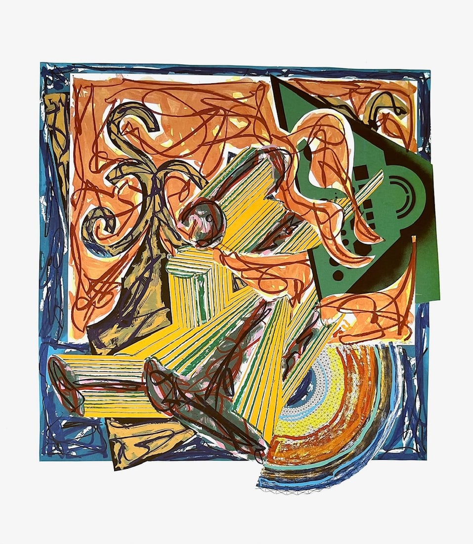 Frank Stella 8 The butcher came and slew the ox 1985 (1 of 1)