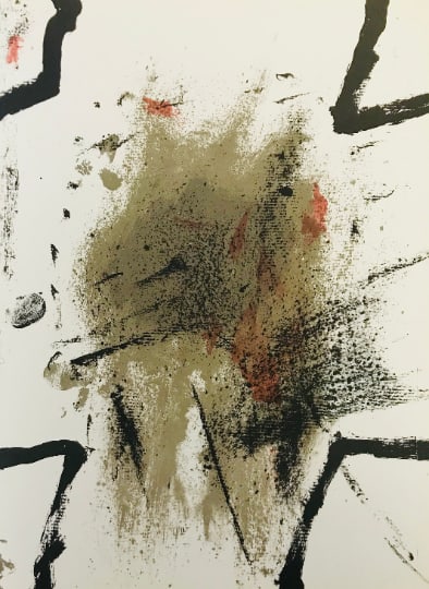 Tapies Original lithograph DM04175 Derriere le Miroir 1968: Title: Tapies Original lithograph DM04175 Derriere le Miroir 1968 Artist: Tapies Description: Artist: Antoni Tapies Country: Spain Title: Untitled ? DM04175 Medium: Original Lithograph Marks: Not