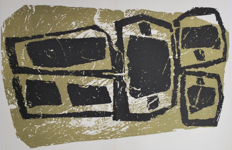 Ubac Original Lithograph DM04105d Derriere le Miroir 1958*: Title: Ubac Original Lithograph DM04105d Derriere le Miroir 1958* Artist: Ubac Description: Artist: Raoul Ubac Country: Belgium Title: Untitled DM04105d Medium: Original Lithograph Marks: Not signed n