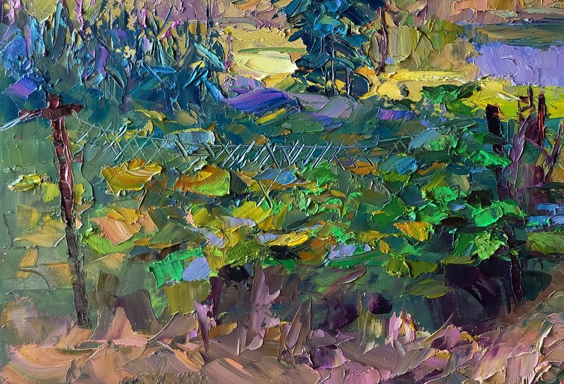 Oil painting The path to the river Boris Serdyuk - 5