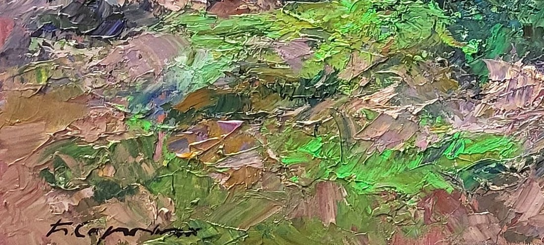 Oil painting On morning fishing Boris Serdyuk - 9