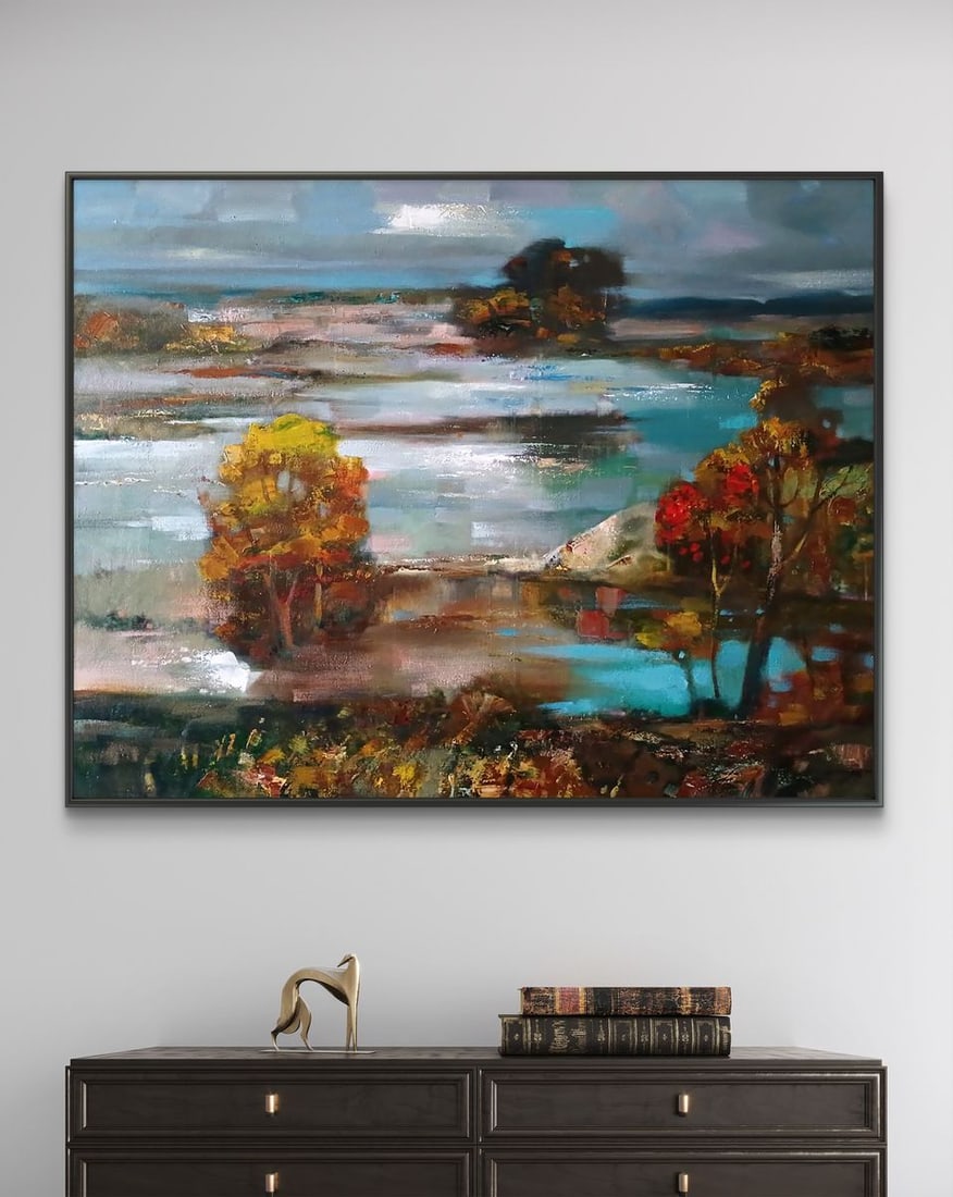 Oil painting Autumn twilight Anatoly Tarabanov - 2