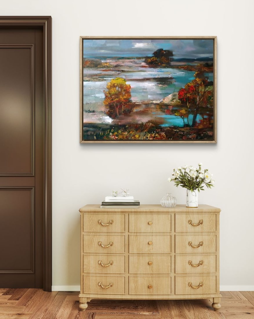 Oil painting Autumn twilight Anatoly Tarabanov - 3