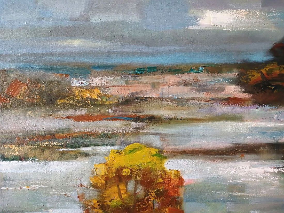 Oil painting Autumn twilight Anatoly Tarabanov - 4