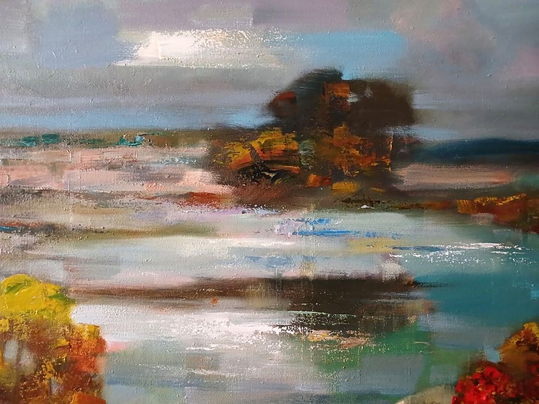 Oil painting Autumn twilight Anatoly Tarabanov - 5