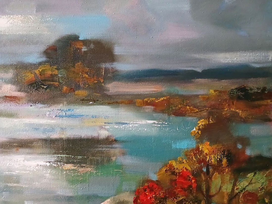 Oil painting Autumn twilight Anatoly Tarabanov - 6