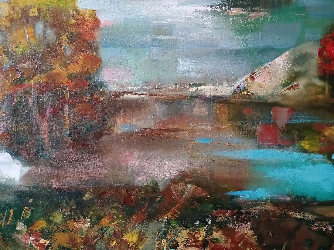 Oil painting Autumn twilight Anatoly Tarabanov - 8