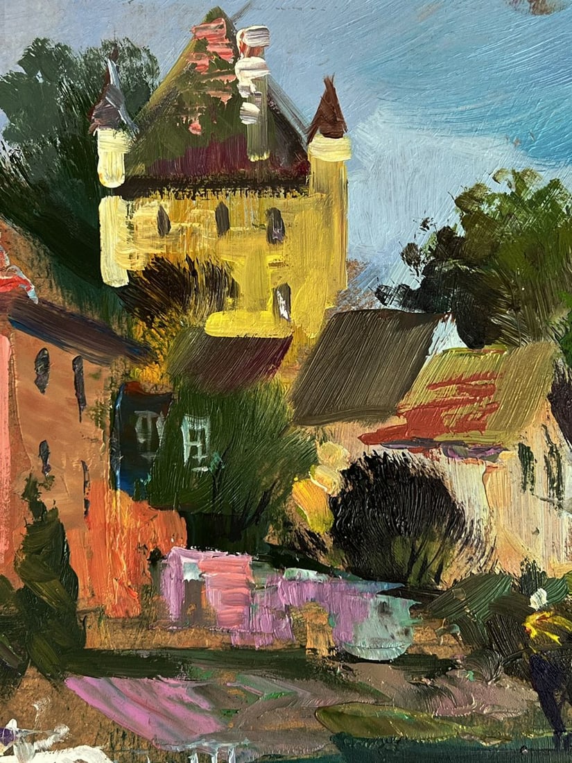 Oil painting Boats near the house Yuriy Suprunchuk - 7