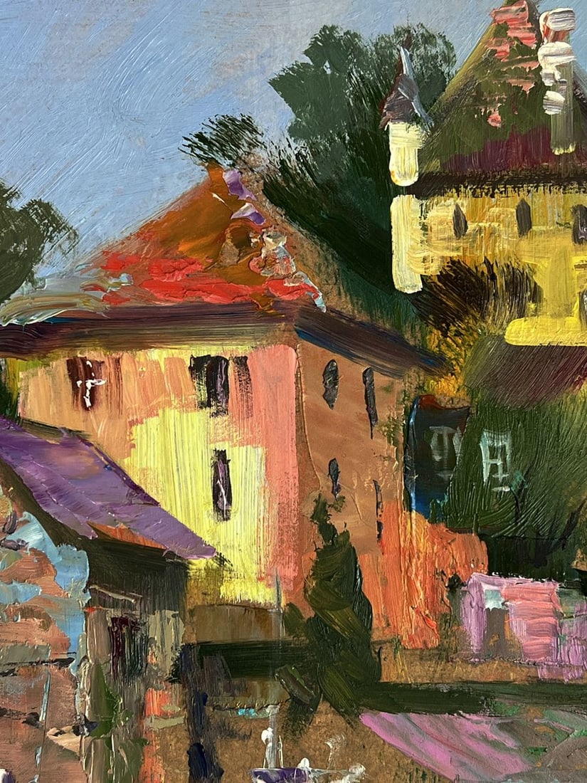 Oil painting Boats near the house Yuriy Suprunchuk - 8