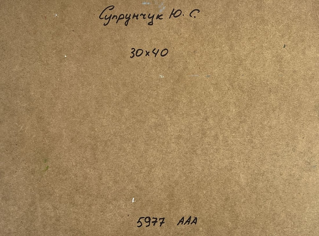 Oil painting Fishermen on boats near the village Yuriy Suprunchuk - 11