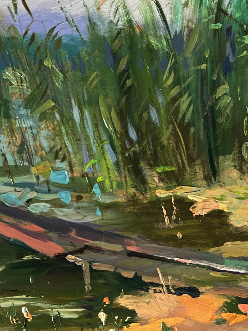 Oil painting Girls by the river Yuriy Suprunchuk - 5