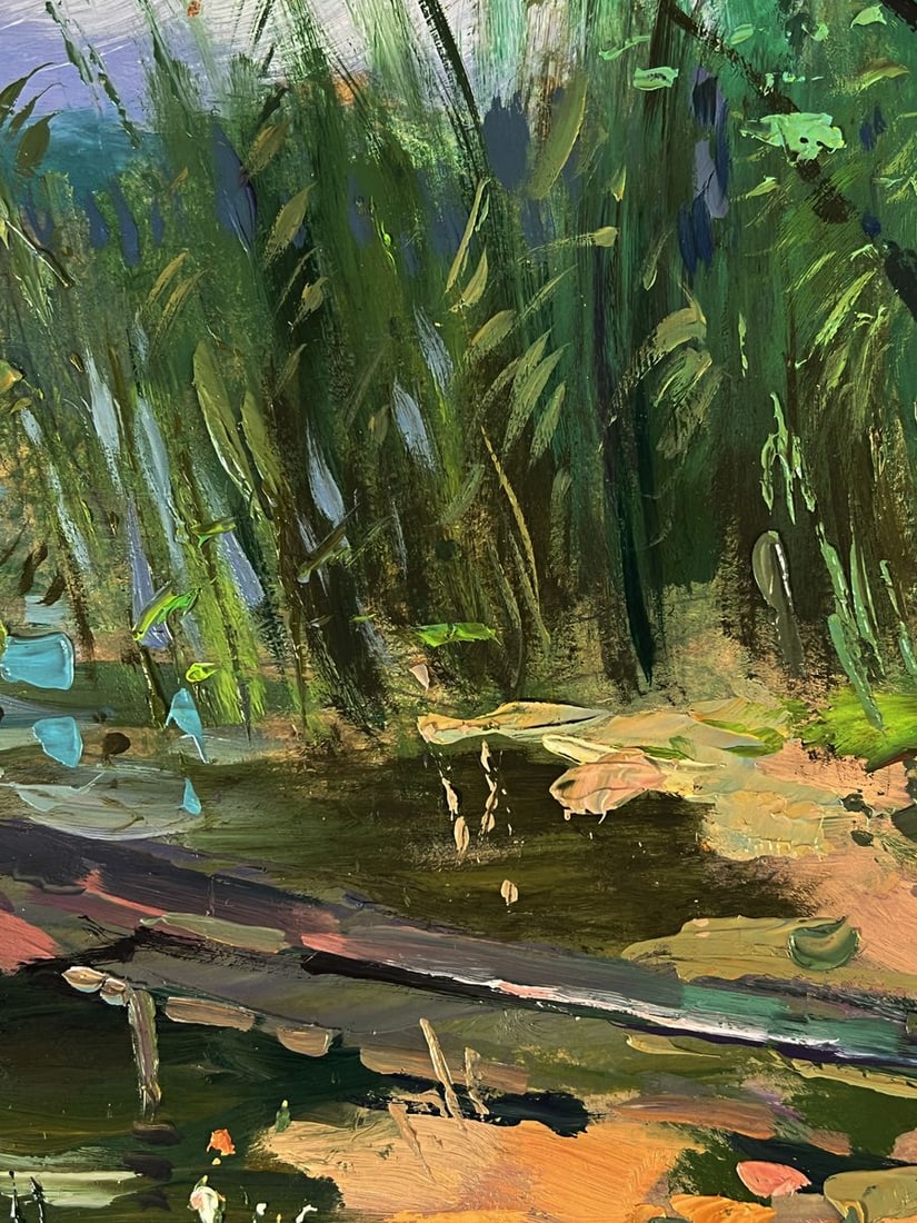 Oil painting Girls by the river Yuriy Suprunchuk - 6