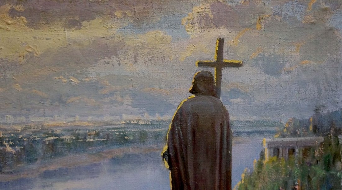 Oil painting City of Kiev. Saint Vladimir Navrotsky Vasily Nikolaevich - 5