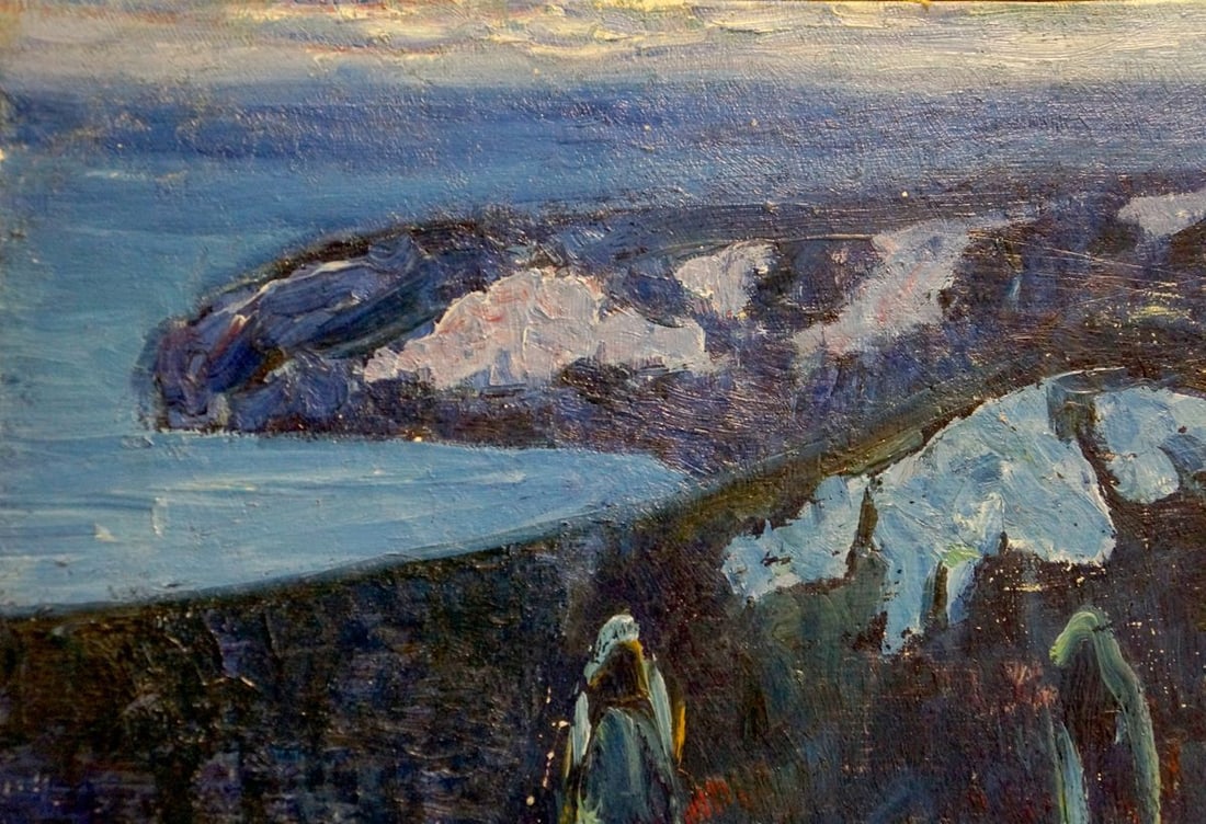 Oil painting Night city Tolochko Victor Ivanovich - 3