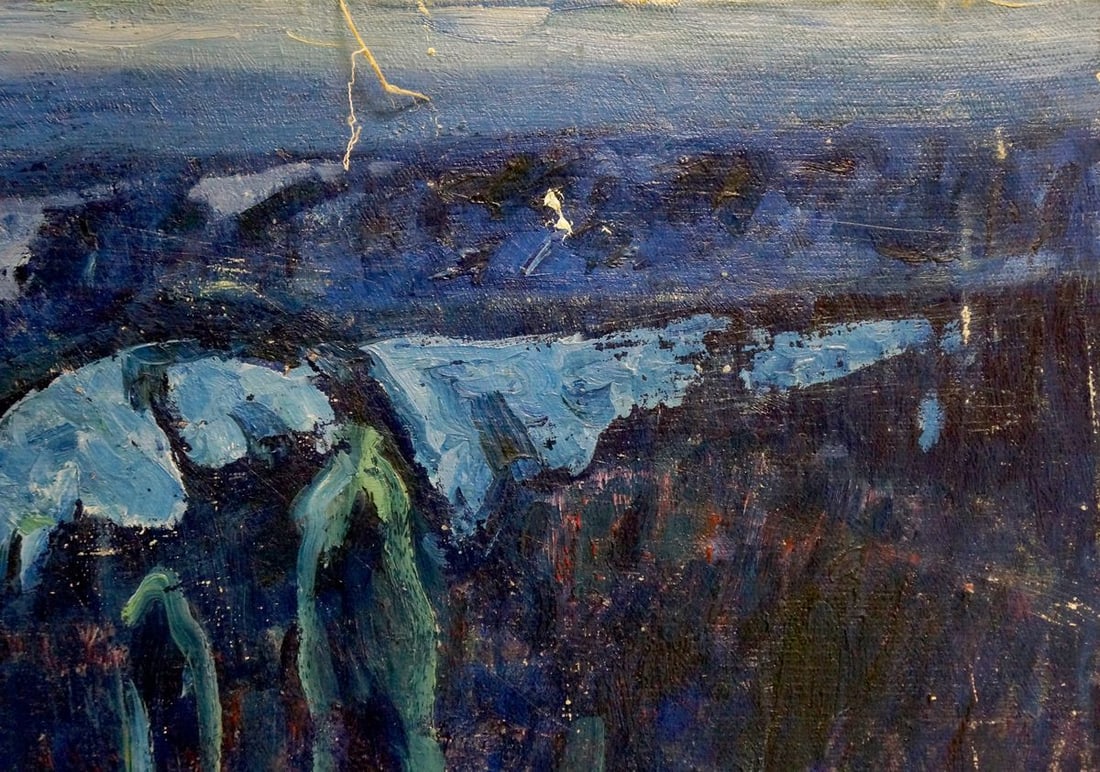 Oil painting Night city Tolochko Victor Ivanovich - 4