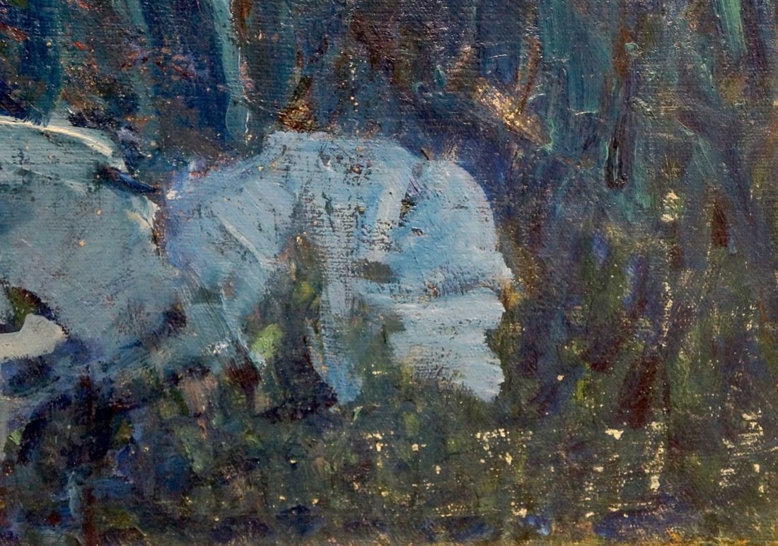 Oil painting Night city Tolochko Victor Ivanovich - 5