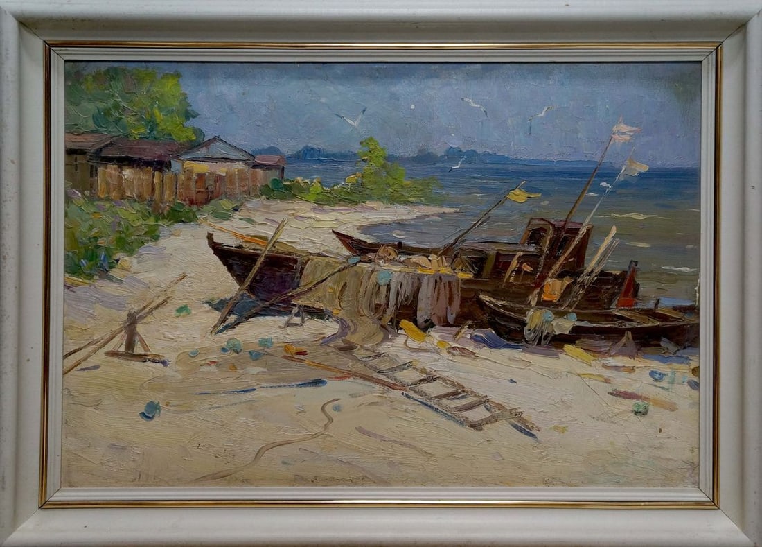 Oil painting Broken trough Yarovoy Stepan Kalinovich (1 of 8)