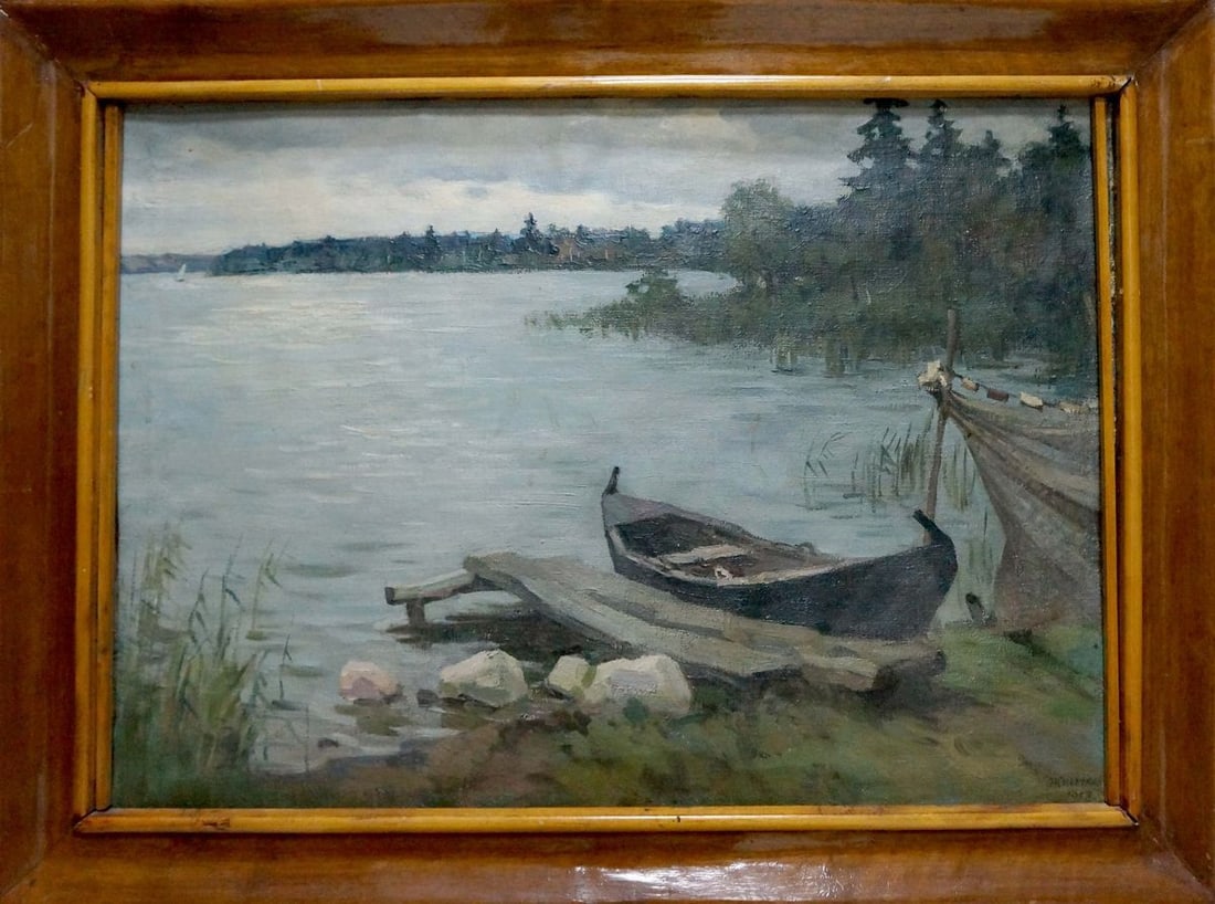 Oil painting Shore landscape Alexander Zhivotkov (1 of 8)