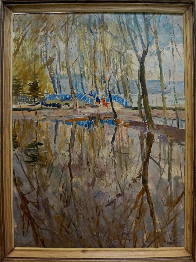 Oil painting Spring in the park Tkachenko Andrey Zinovievich (1 of 8)
