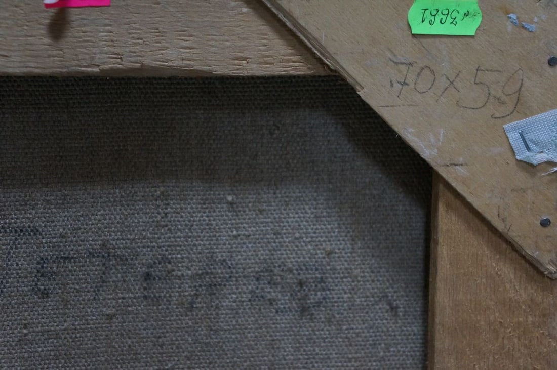 Oil painting Down the river - 8