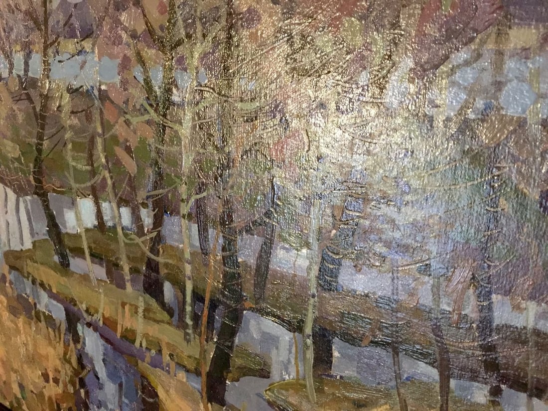 Oil painting Beautiful forest Grigory Savelievich Ruban - 3