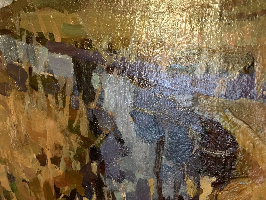 Oil painting Beautiful forest Grigory Savelievich Ruban - 4